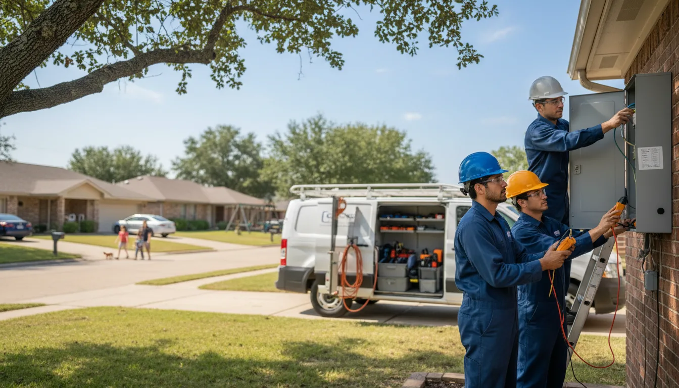 Certified electrician providing emergency electrical services in Townley, AL